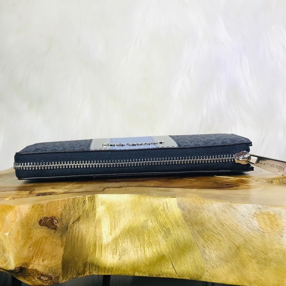 Michael Kors Center Stripe Leather Wallet - Picture 6 of 8
